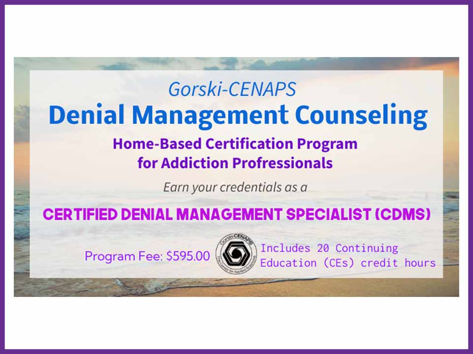 Denial Management Counseling Home-Based Certification Program -  REGISTRATION