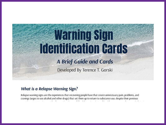 Warning Sign Identification Cards